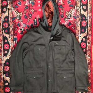 GH Bass & Co. Men’s Drk Brown Winter Jacket Sz L